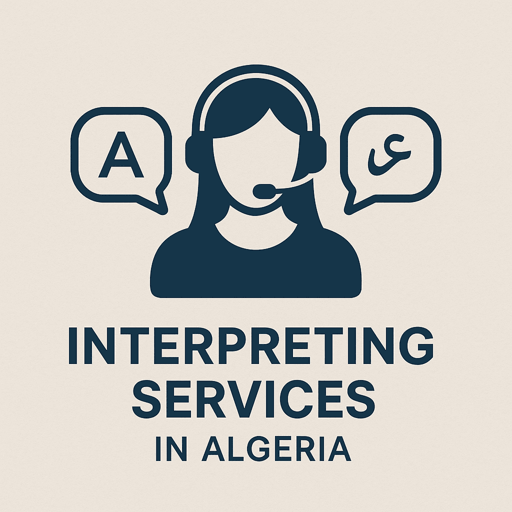 Professional interpreting services in Algeria – Arabic and English interpretation for legal, medical, and business use
